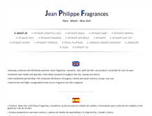 Tablet Screenshot of jeanphilippefragrances.com